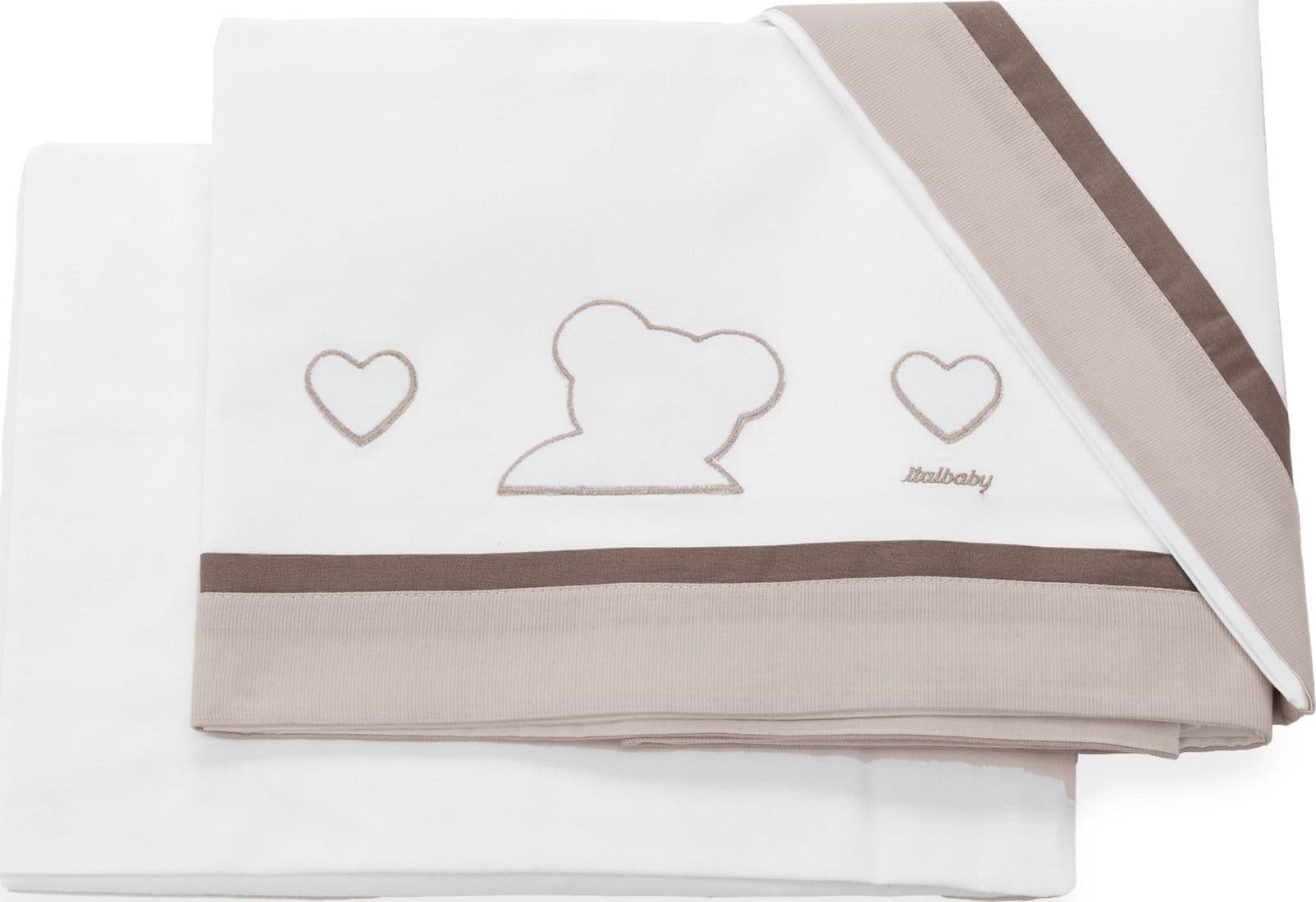 Set Lenzuola Lettino Italbaby Matisse 3Pz in Completi da lettino con sbarre La Casa Del Bebè - Napoli, commercioVirtuoso.it