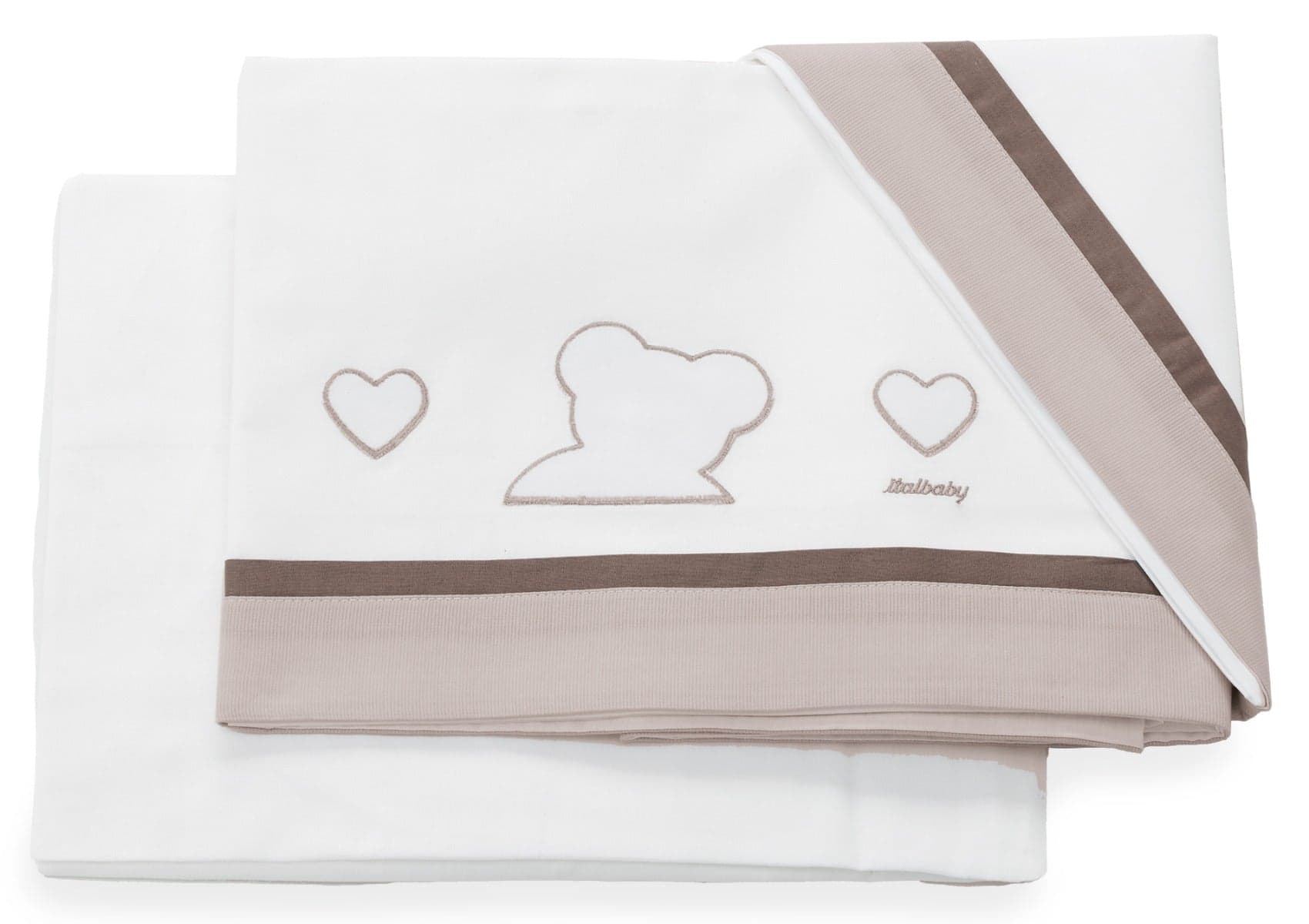 Set Lenzuola Lettino Italbaby Matisse 3Pz in Completi da lettino con sbarre La Casa Del Bebè - Napoli, commercioVirtuoso.it