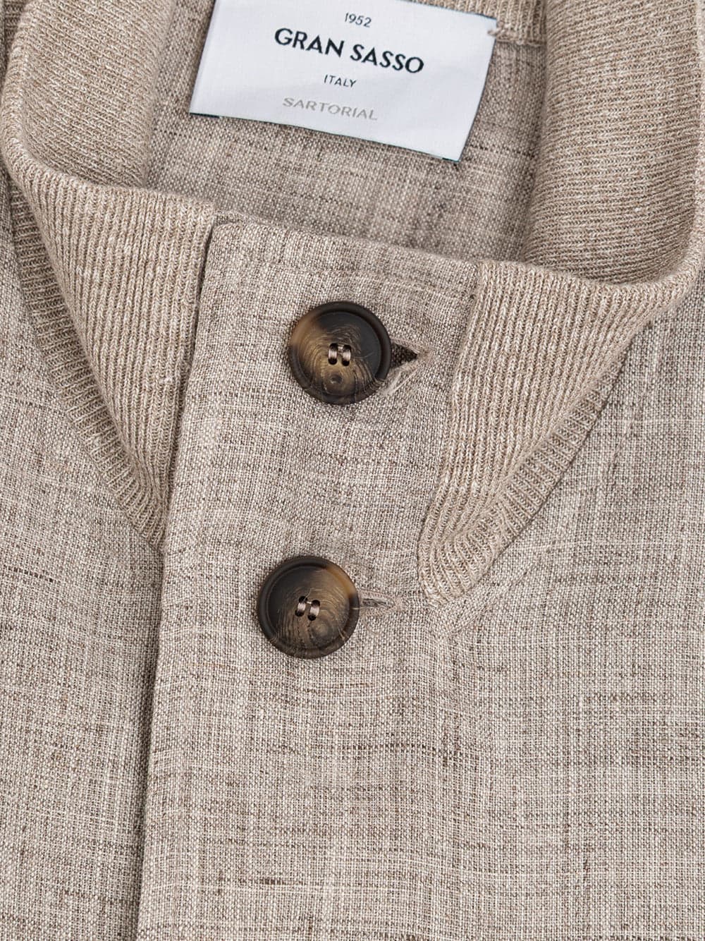 Gran Sasso Giubbino Leggero in Lino Beige da uomo in Blazer Drestige - Casamassima, commercioVirtuoso.it