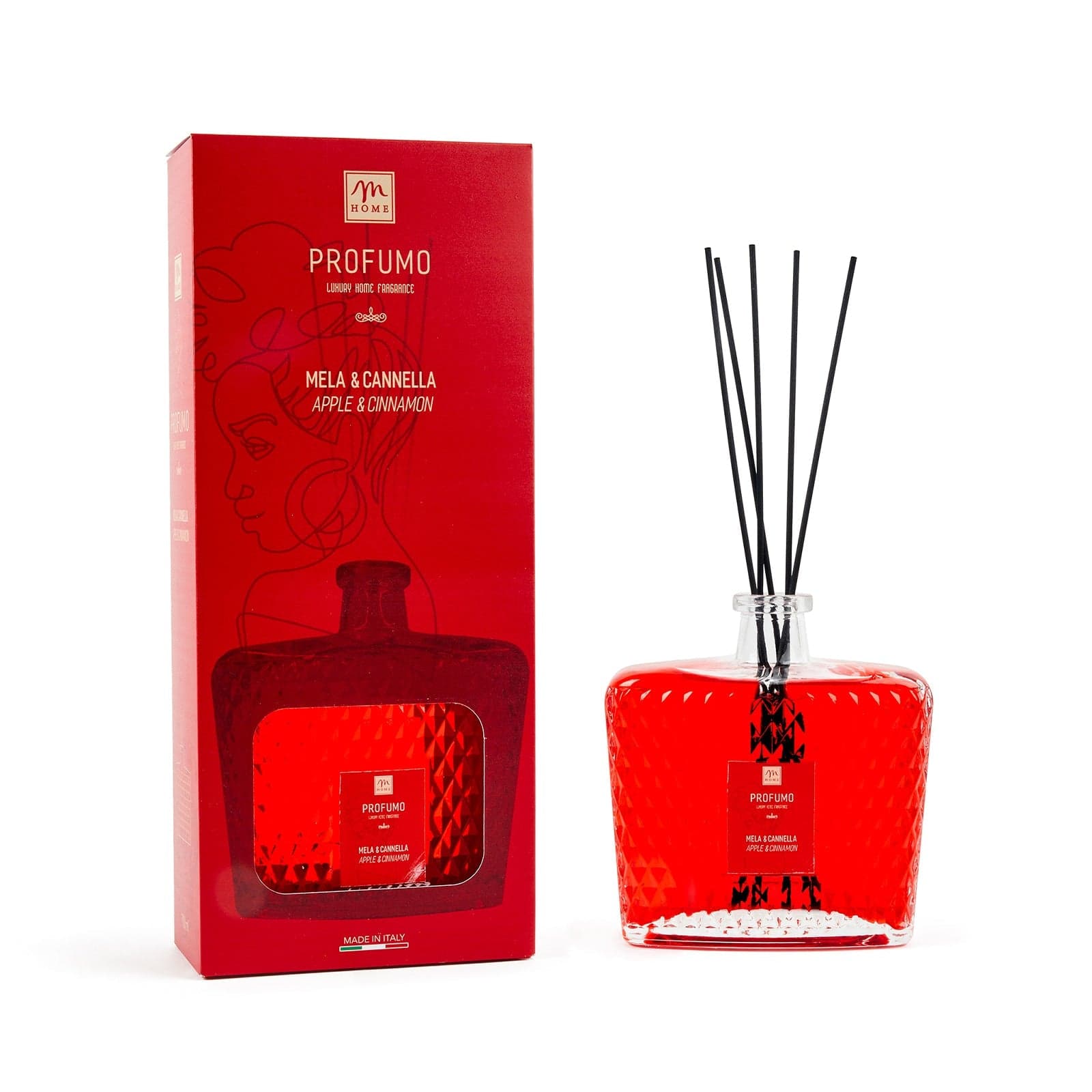 Diffusore di fragranza in vetro bottiglia diamante profumazione per ambienti 700 ml - 17