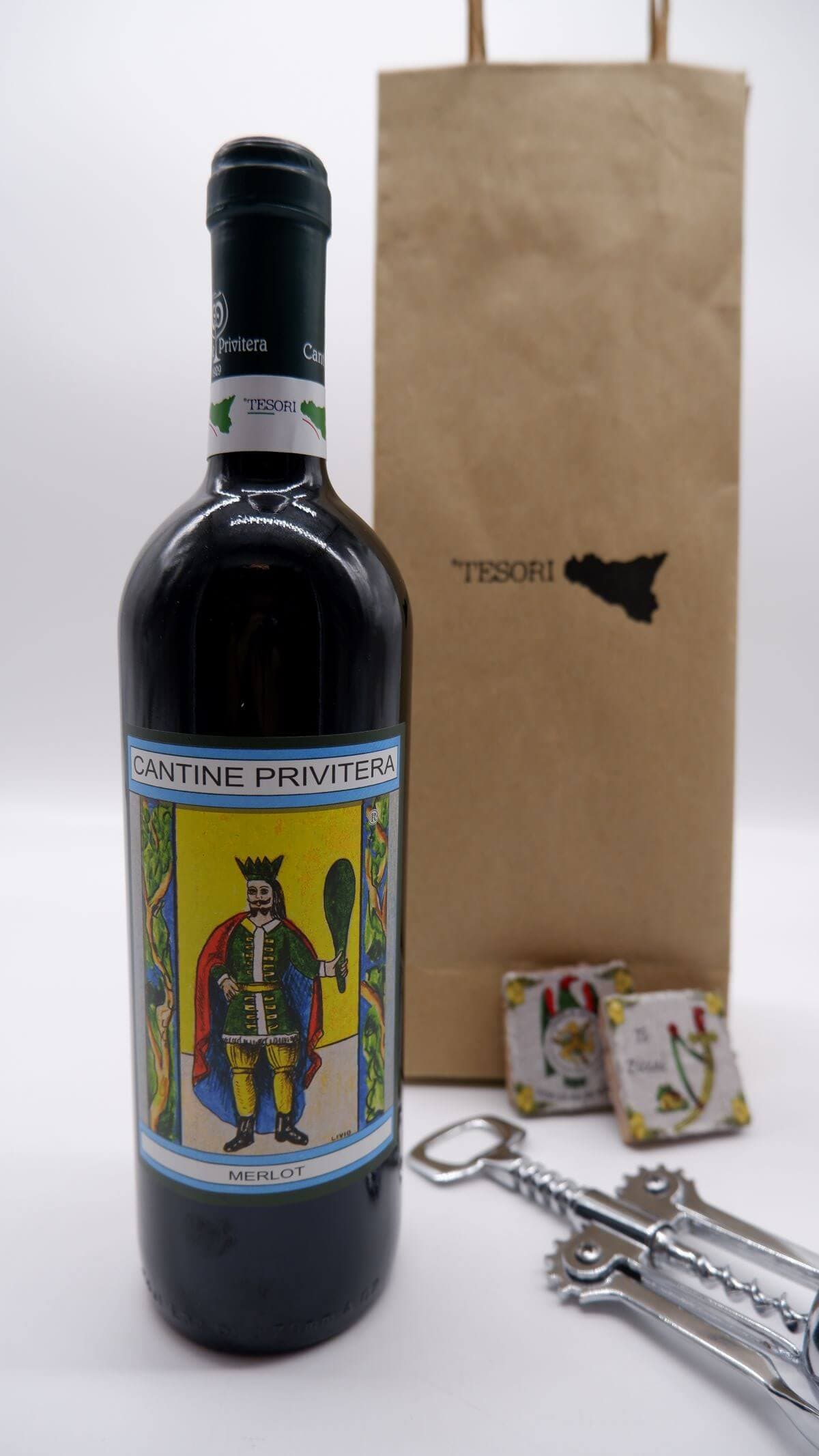Vino Rosso Merlot in Vino rosso Tesori Di Sicilia - Nicosia, commercioVirtuoso.it