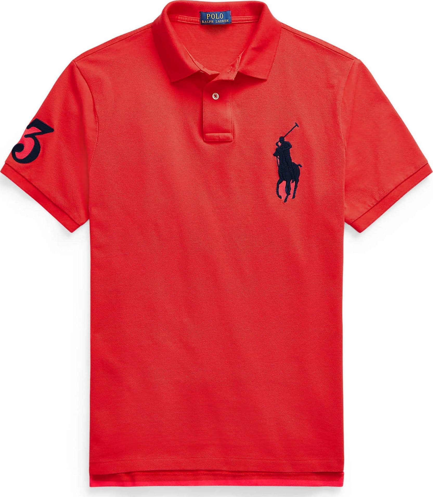 Polo Ralph Lauren Uomo 100% Cotone Pony Ricamato Slim Fit Maniche Corte Maxi Logo Big Pony in Polo Euforia - Bronte, commercioVirtuoso.it
