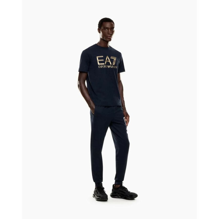 Emporio Armani T-Shirt Uomo Logo Series in Cotone Con Maxi Logo in T-shirt Euforia - Bronte, commercioVirtuoso.it