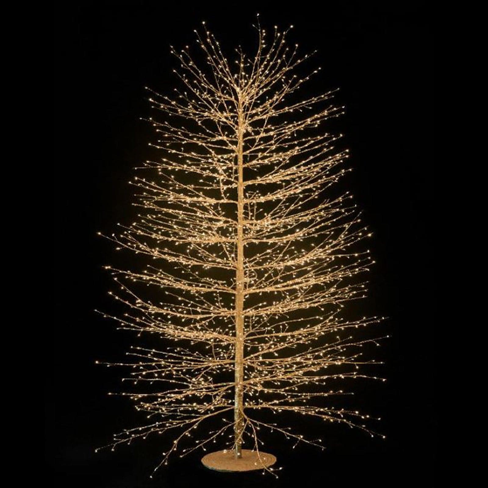 Albero luminoso con rami a microled luce calda da interno ed esterno - 22
