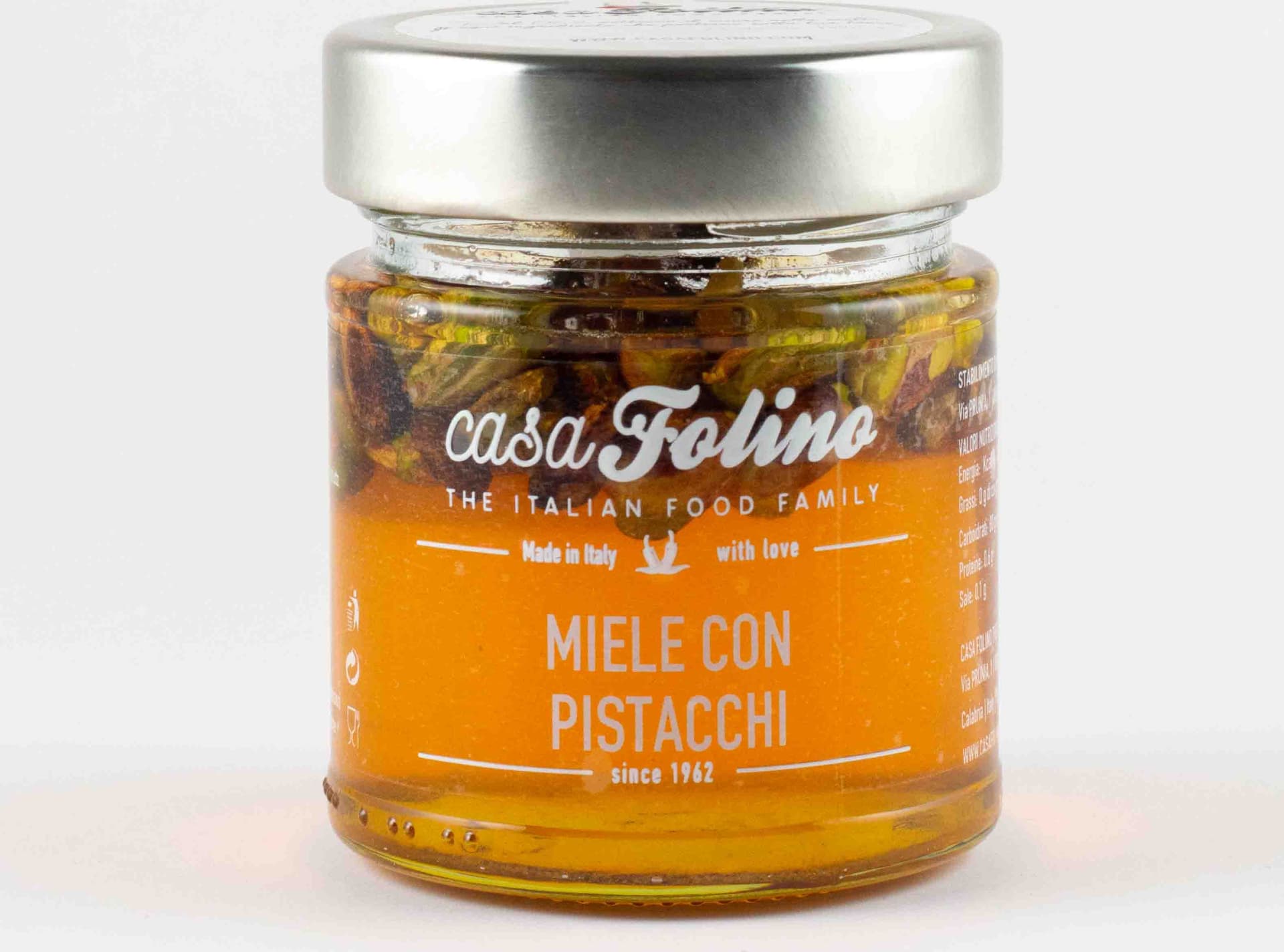 Miele Millefiori con Pistacchi Interi 250gr