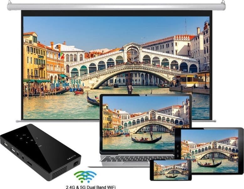Mini Proiettore portatile con sistema operativo Android 7.1 in Proiettori DFP Elettronica Store - Scafati, commercioVirtuoso.it