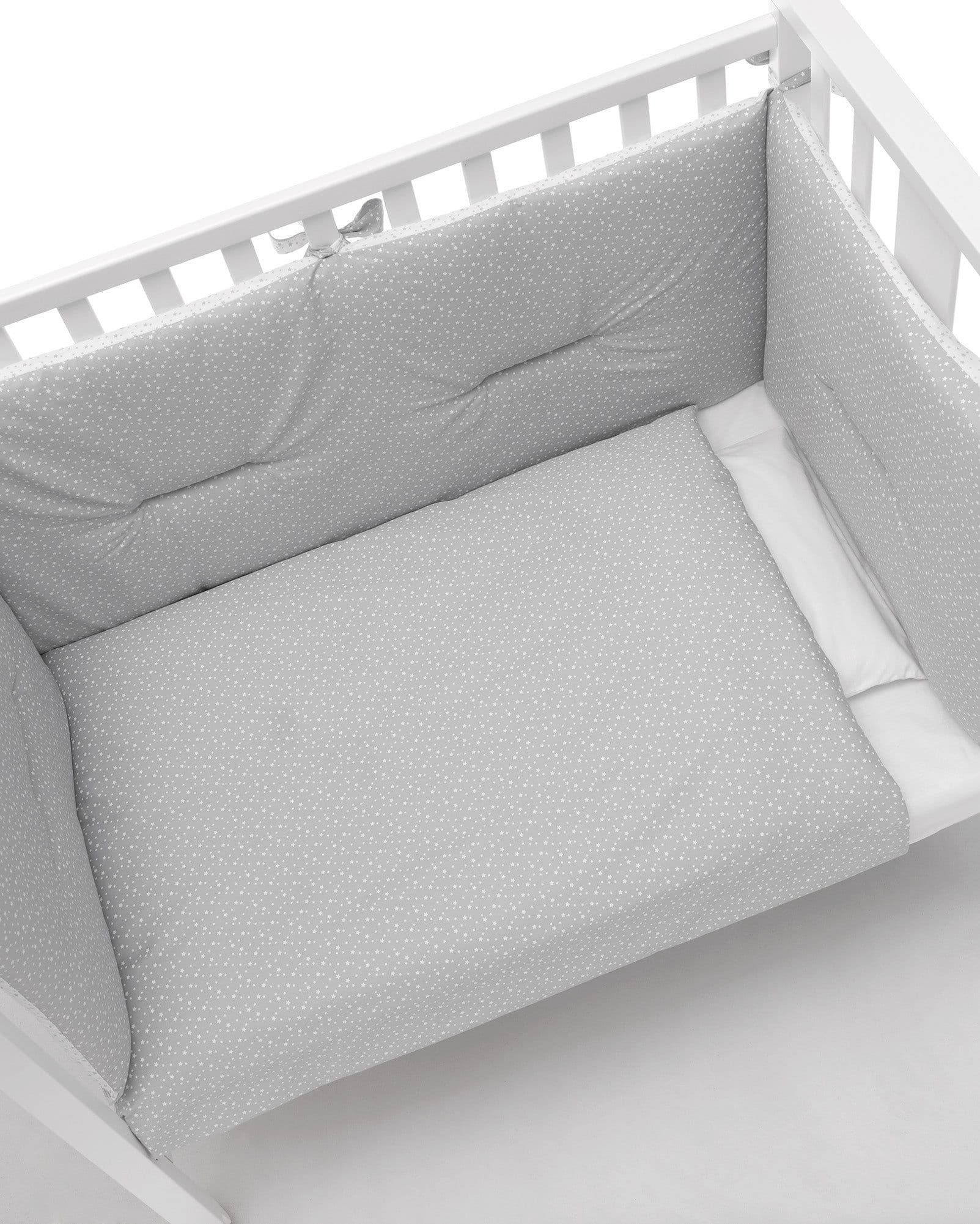 Lettino Co-Sleeping Erbesi MINI Bianco + Rivestimento Tessile Stelline in Lettini con sbarre La Casa Del Bebè - Napoli, commercioVirtuoso.it