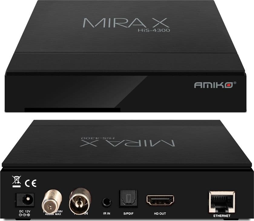 Amiko Mira X HiS-4300 Combo 4K H.265 Multistream Wifi Ricondizionato in Adattatori USB wireless DFP Elettronica Store - Scafati, commercioVirtuoso.it