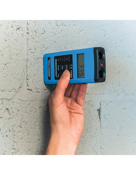 MISURATORE DI DISTANZE DIGITALE CON DISPLAY E PUNTATORE LASER SILVERLINE in Misuratori di distanza laser Eternal Brico - Ariano Irpino, commercioVirtuoso.it