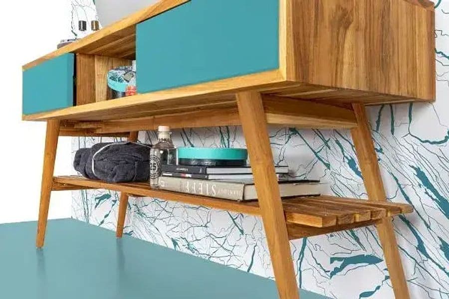Mobile Consolle Bagno 150cm In Teak - Feelgood in Mobili a terra Shopbagno.it - Roma, commercioVirtuoso.it