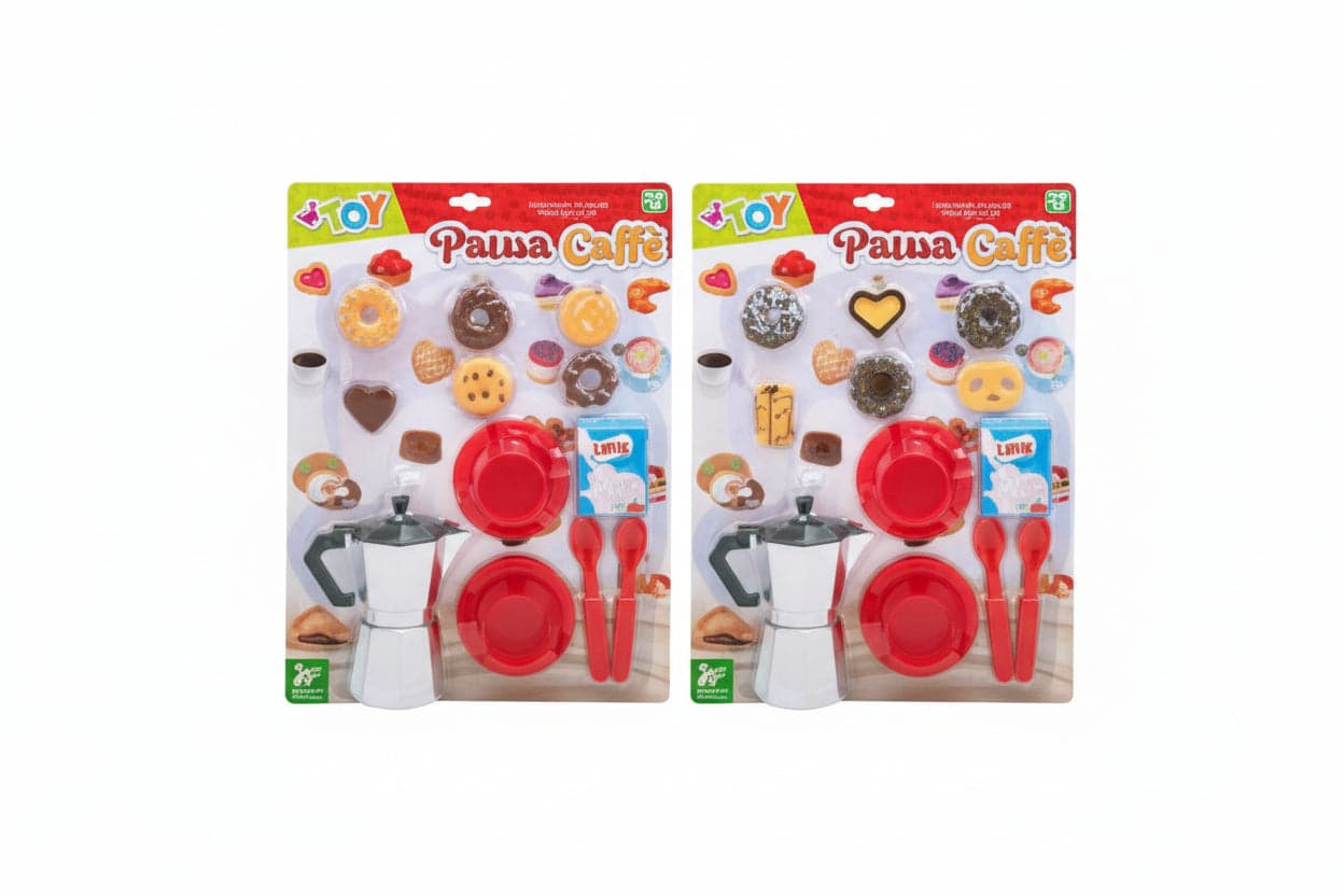 Moka del Caffè con Biscotti/Tazzine/Accessori 2 Assortimenti