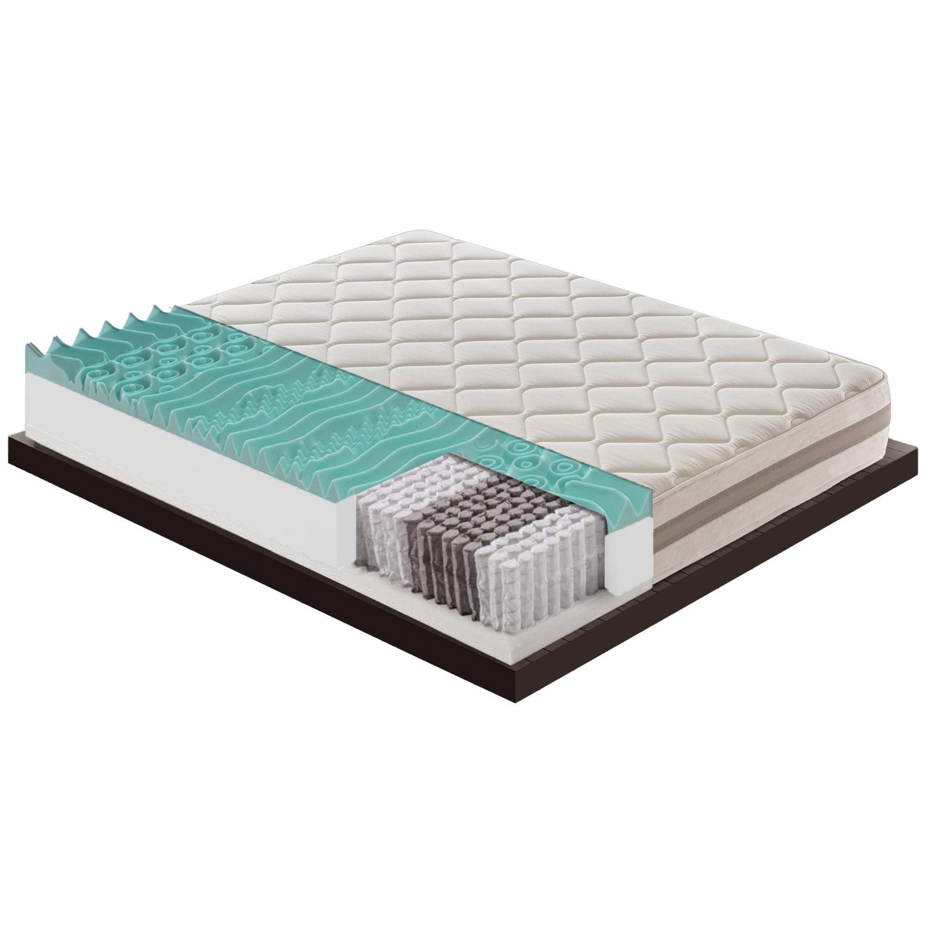 Materasso 900 Molle insacchettate e memory foam 9 Zone differenziate Altezza 22 cm in Materassi iLoveSleep - Concesio, commercioVirtuoso.it