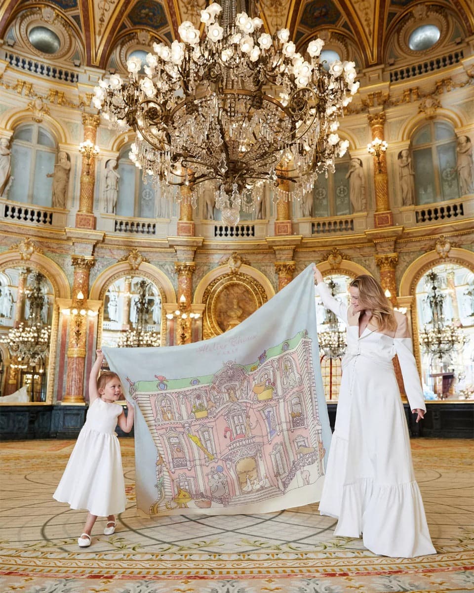 Mussola Grande Atelier Choux Monceau Mansion 200cm x 200cm in Mussole La Casa Del Bebè - Napoli, commercioVirtuoso.it