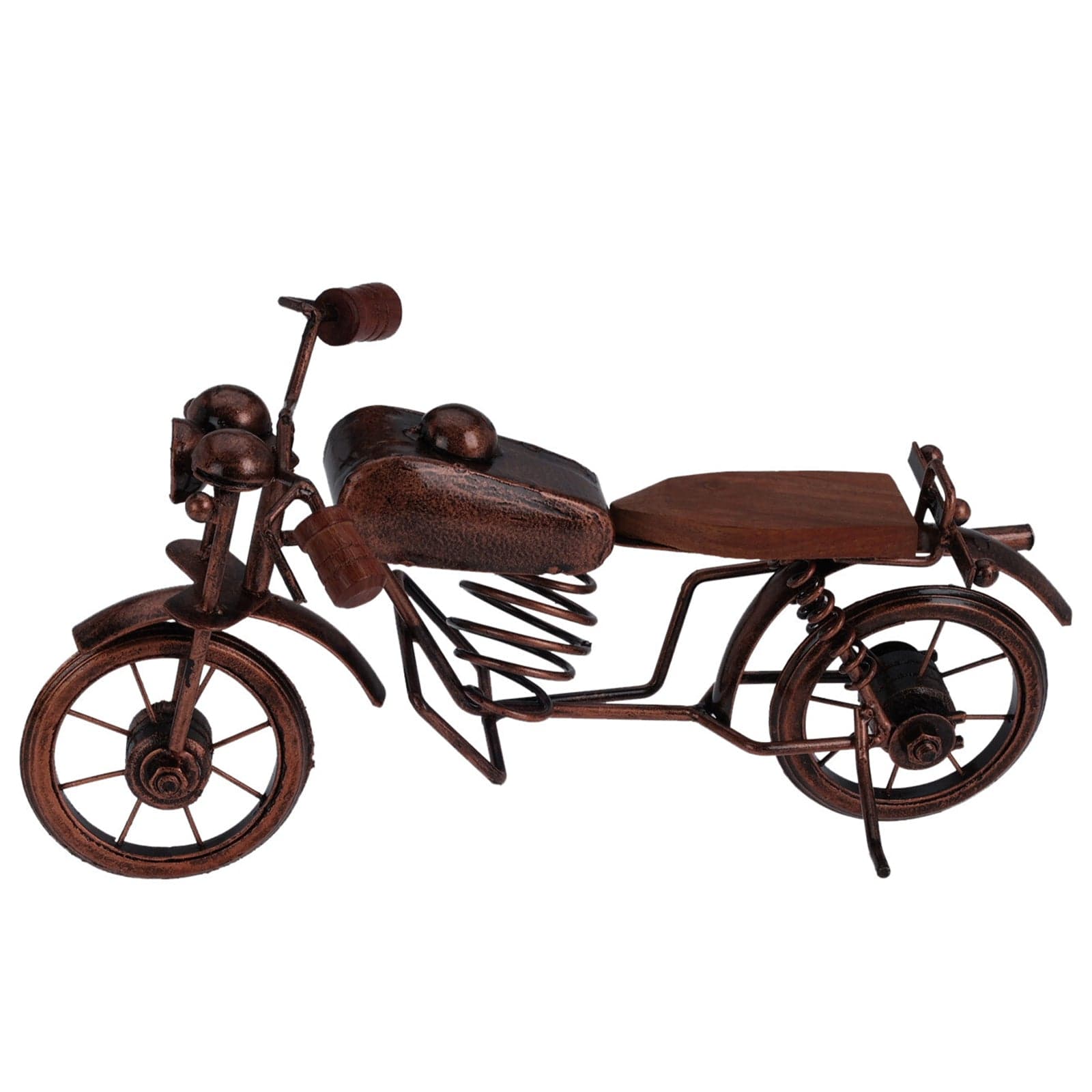 Motocicletta decorativa in ferro decorazione ambienti 27 x 18 cm - 4