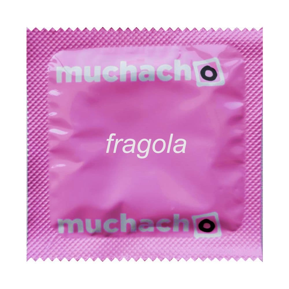 Preservativi Muchacho aromatizzati alla fragola colore rosa diametro comodo 54 mm x 20 pz con espositore in Preservativi maschili Kondorama - Martinsicuro, commercioVirtuoso.it