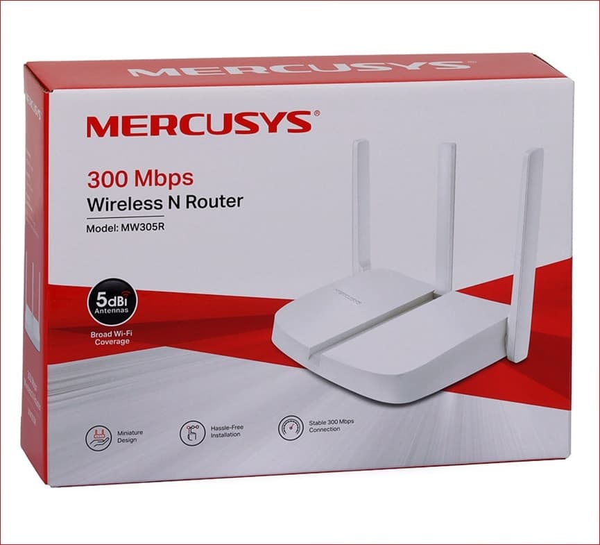 Router Wi-Fi 300Mbps MERCUSYS MW305R in  DFP Elettronica Store - Scafati, commercioVirtuoso.it