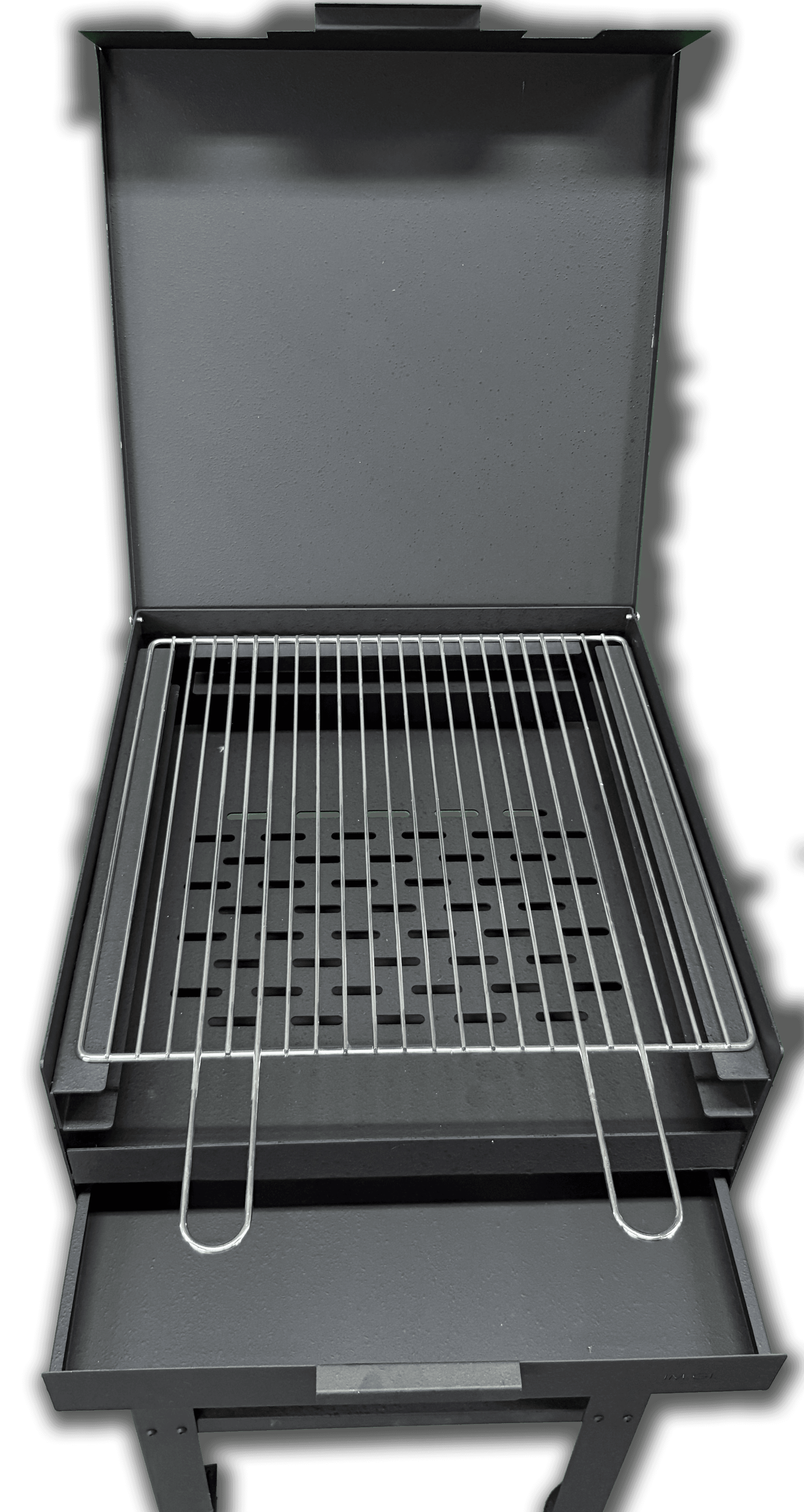 Barbecue Fiammetta 52 a Legna L.52,5 X53 P.X103 H. Con 2 Ruote Laterali E Come Optional Girarrosto E Mensole Laterali in Barbecue a carbone Effetre - Campobello Di Licata, commercioVirtuoso.it