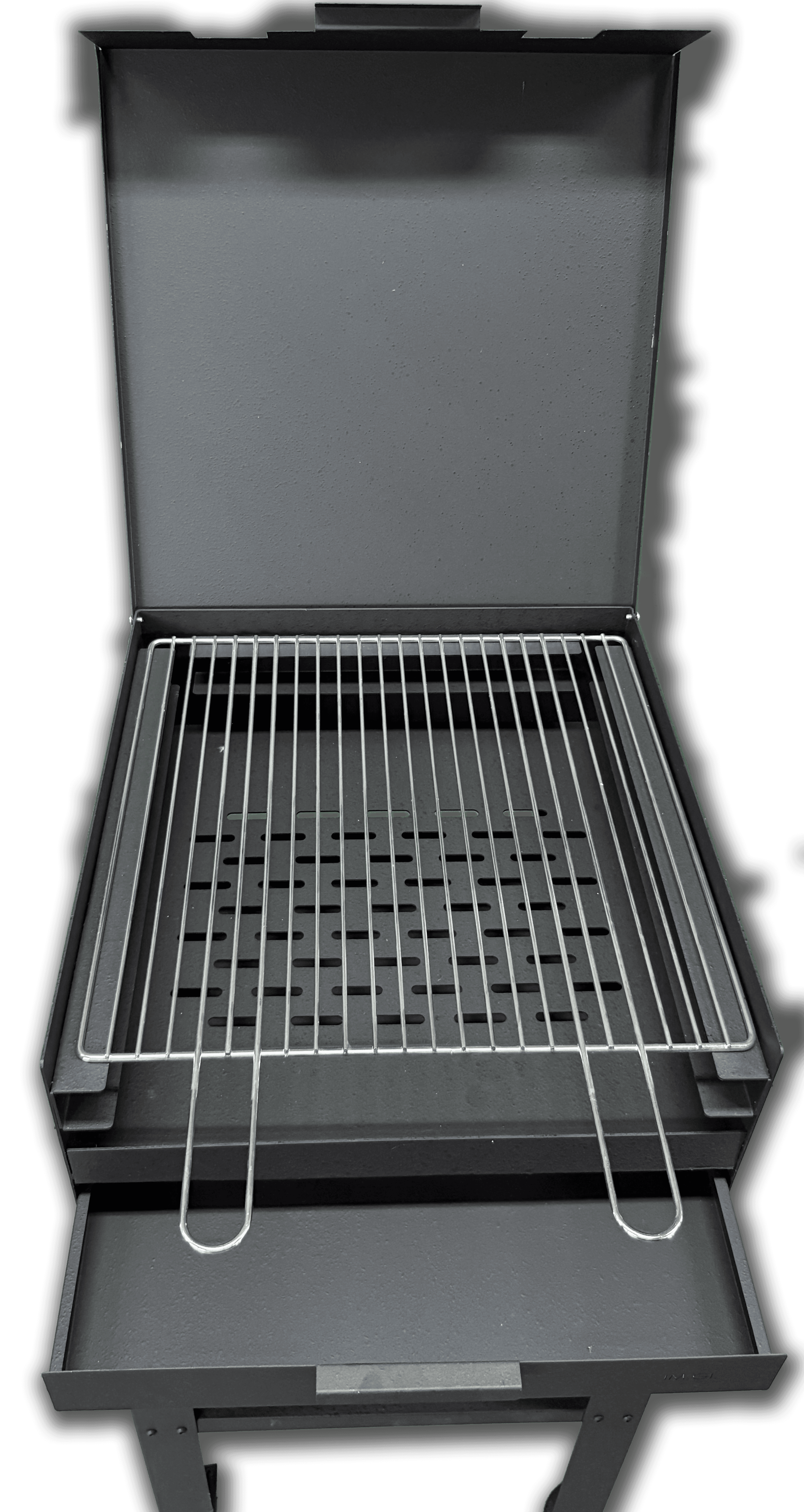 Barbecue Fiammetta 52 a Legna L.52,5 X53 P.X103 H. Con 2 Ruote Laterali E Come Optional Girarrosto E Mensole Laterali in Barbecue a carbone Effetre - Campobello Di Licata, commercioVirtuoso.it