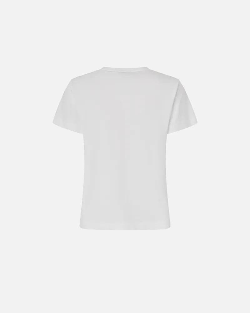Pinko NAMBRONE T-SHIRT JERSEY RICAMO FW25 da donna in T-shirt Drestige - Casamassima, commercioVirtuoso.it