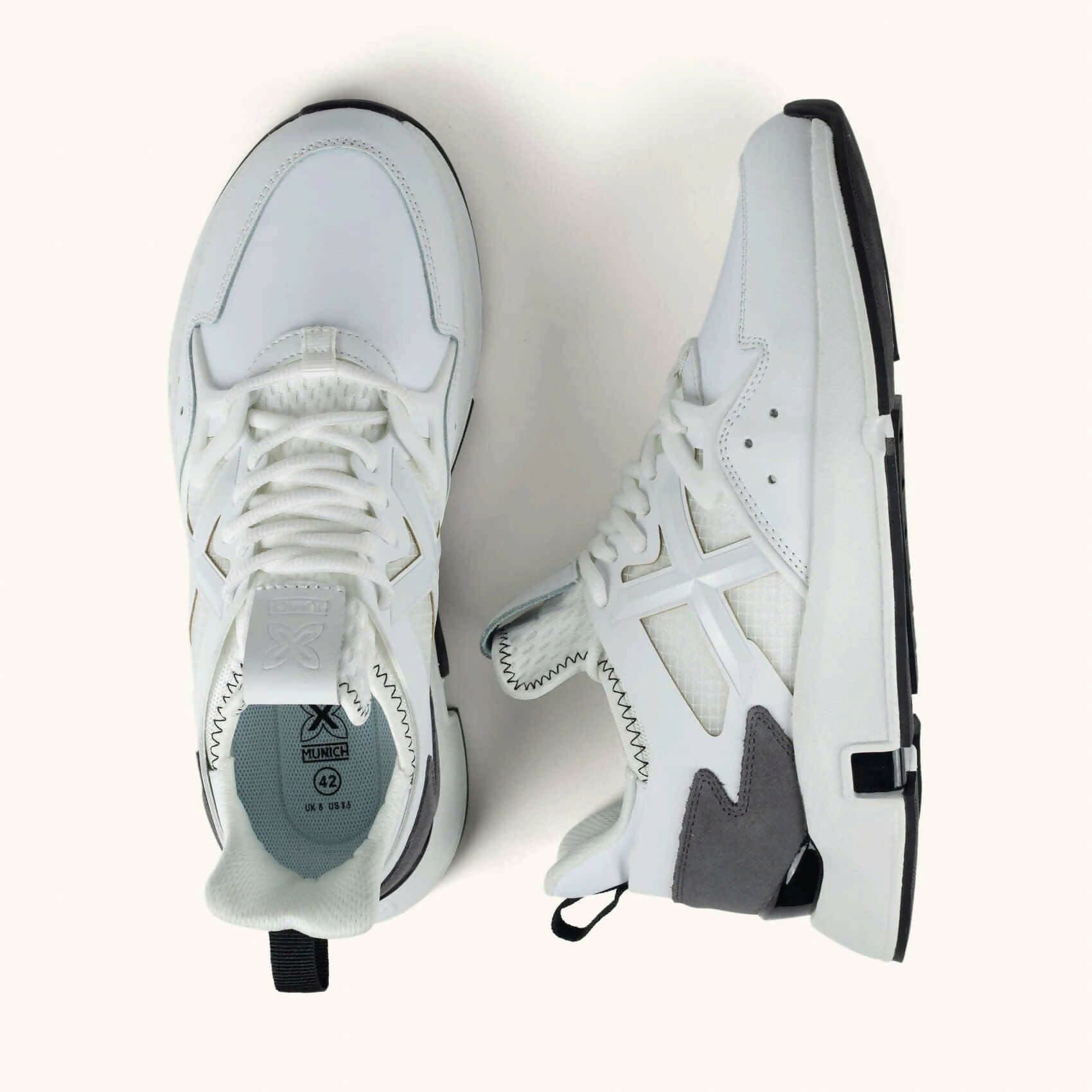 Munich Uomo sneakers in pelle e tessuto tecnico in Sneaker casual Cantali Calzature - Randazzo, commercioVirtuoso.it