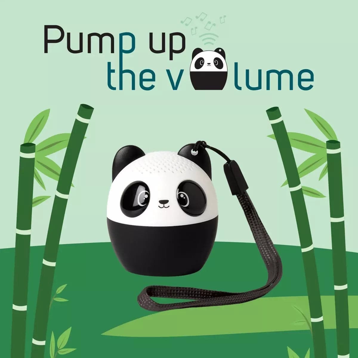 Mini Speaker e Vivavoce Wireless Panda - Pump Up The Volume - Legami in Carta Cartoleria Deja Vu - Crotone, commercioVirtuoso.it