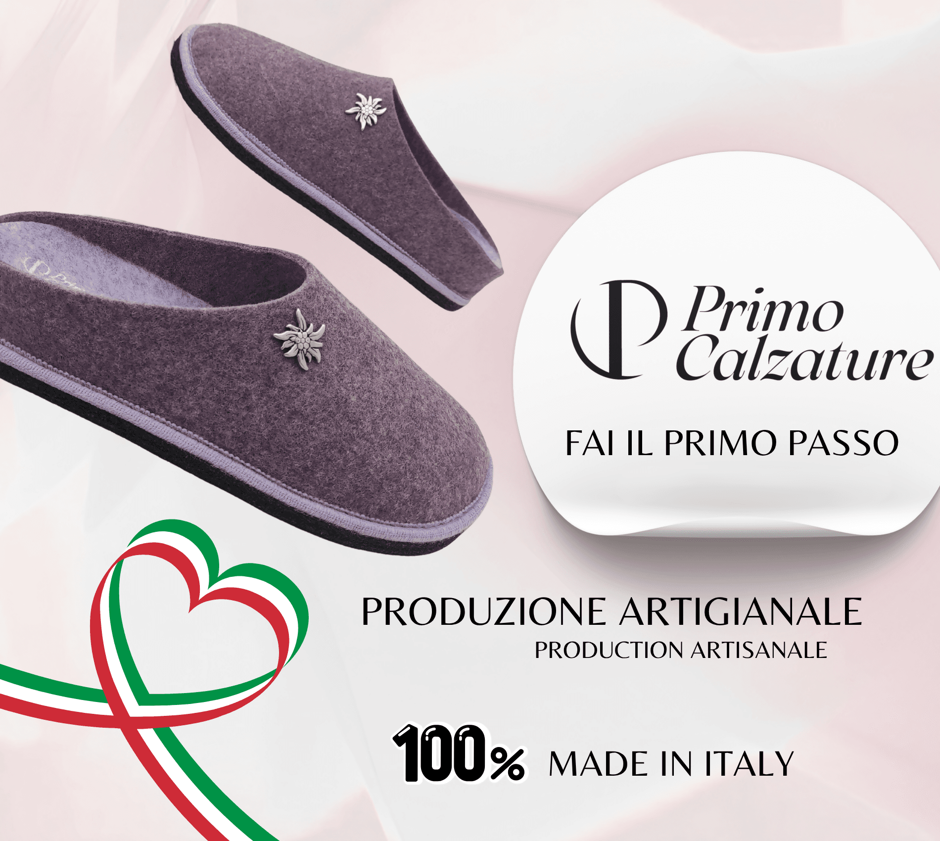 Primo Calzature Ciabatte Donna ValGardena Pantofole Invernali da Casa in Lana, Suola in Feltro con Plantare Estraibile in Ciabatte moda Primo Calzature - Venezia, commercioVirtuoso.it