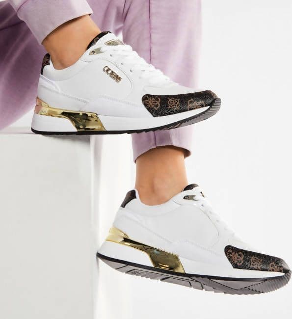 Guess Sneakers Nere Donna Scarpe Sportive Lacci Suola In Gomma Scarpa Fl5moxfal12 Casual Logo Sneaker Nera Fashion in Sneaker casual Euforia - Bronte, commercioVirtuoso.it