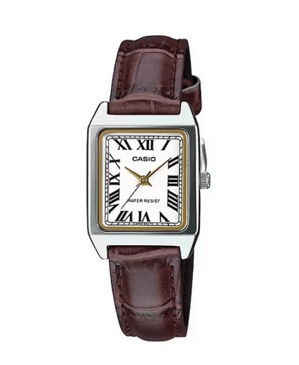 Casio LTP-V007L-7B2 – Orologio da Donna Classico con Cinturino in Pelle marrone