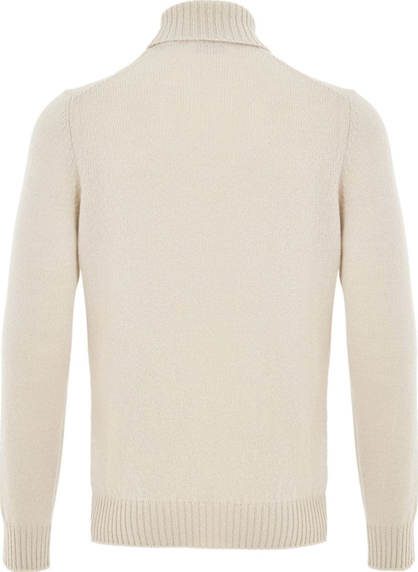 Gran Sasso Maglione Dolcevita Beige in Lana da uomo in Maglioni Drestige - Casamassima, commercioVirtuoso.it