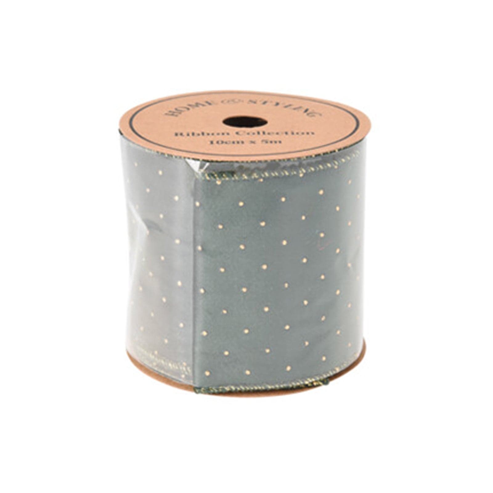 Nastro in velluto in espositore per decorazioni natalizie 500 x 10 cm – Verde – Koopman