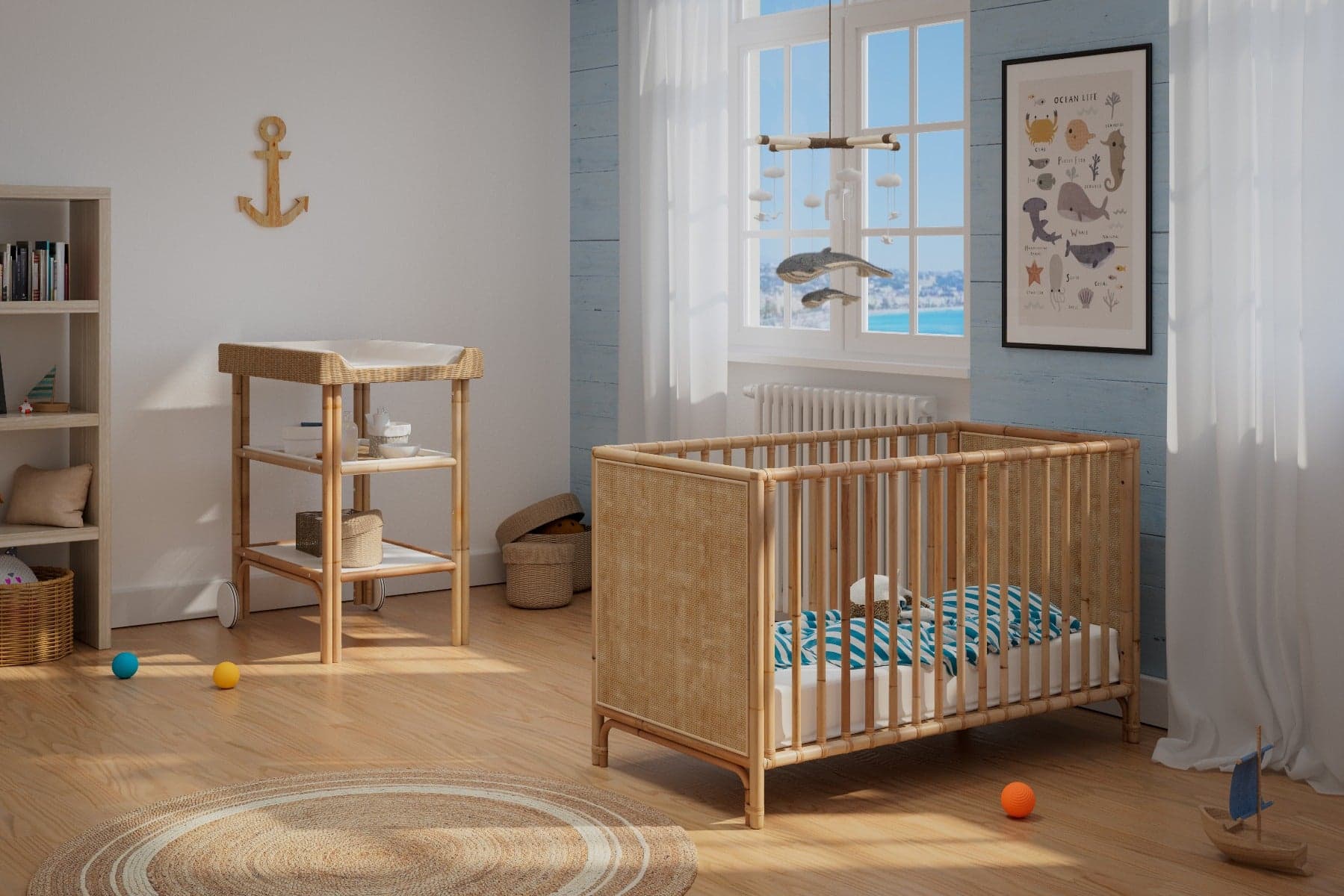 Lettino Theo Bebe Nemo in Lettini con sbarre La Casa Del Bebè - Napoli, commercioVirtuoso.it