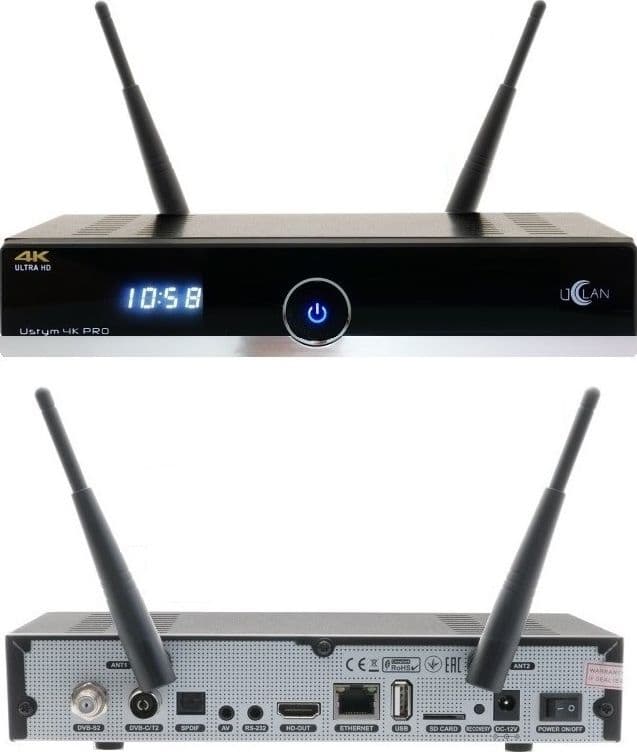 UCLAN USTYM 4K Pro Combo DVB-S2X+DVB-T2/C Wifi Multistream - DECODER in Ricevitori digitale terrestre DFP Elettronica Store - Scafati, commercioVirtuoso.it