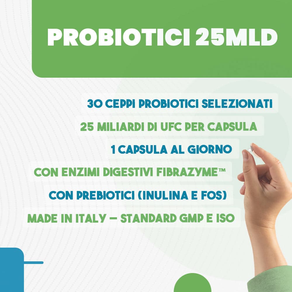 T-rex integratori Probiotici 25 MLD con 30 ceppi. Con prebiotici (Inulina e FOS), Zinco ed enzimi digestivi Fibrazyme™ - 30 capsule in Lactobacillus MyLab Nutrition - Roma, commercioVirtuoso.it