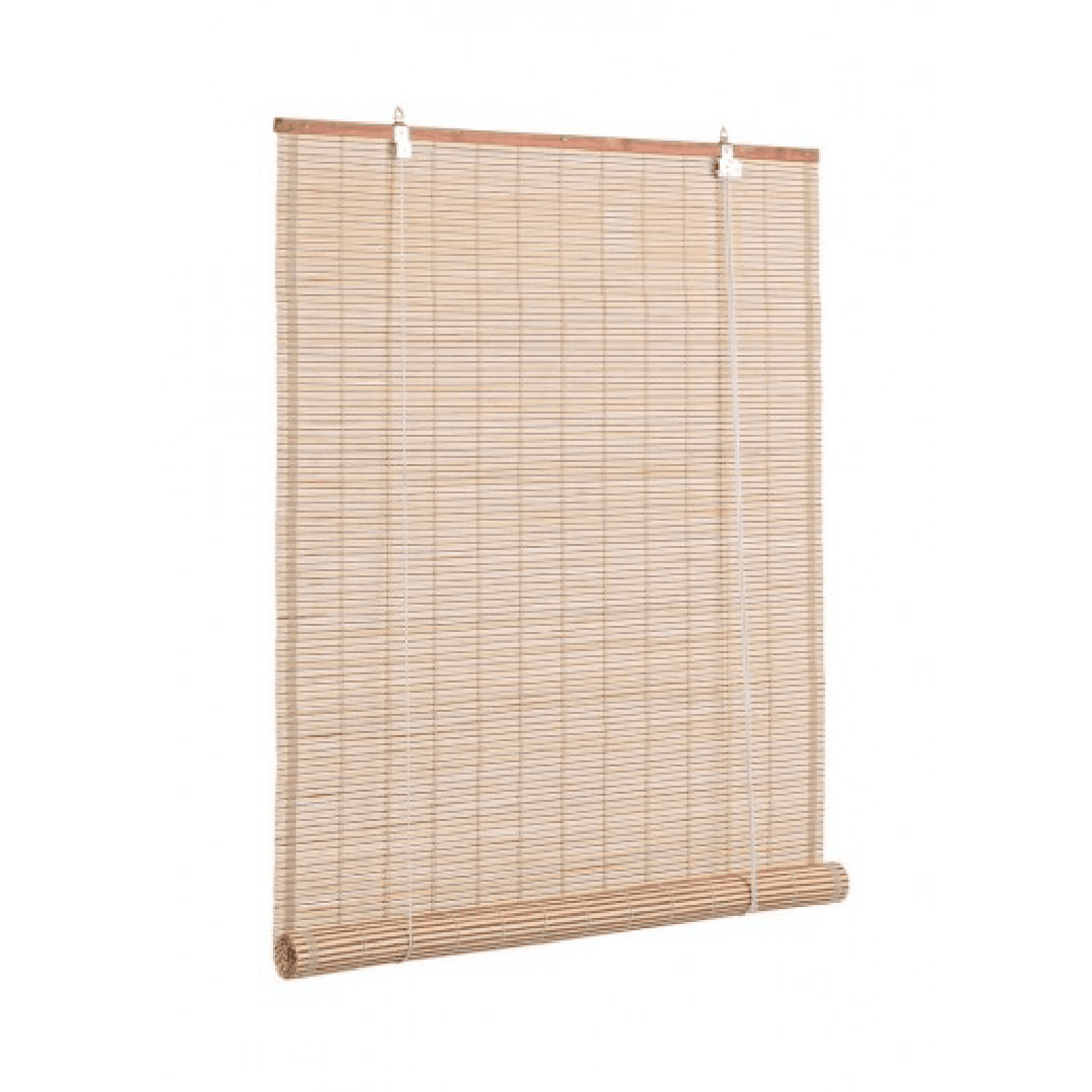 Tenda Nizza marrone in bamboo, barre in legno e filo di poliestere copertura 75% - 4