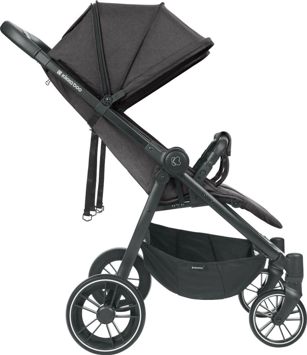 KIKKABOO Passeggino Gemellare Happy 2 Dark Grey 2024 - Twin - telaio in alluminio robusto, chiusura automatica e veloce, adatto dalla nascita fino a 15 kg, ruota a 360° RUOTA TOTALMENTE, colore Dark Grey, grigio in Passeggini compatti Sanitaria Gioia del Bimbo - Villa San Giovanni, commercioVirtuoso.it