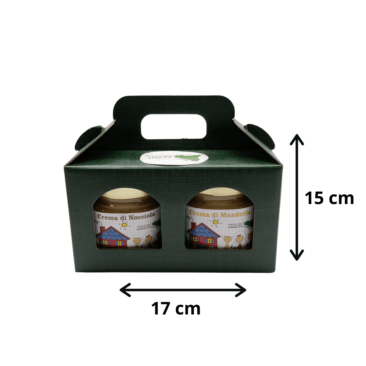 Cream Box Nocciola - Mandorle Creme Spalmabili Siciliane 200g in Creme e cioccolati spalmabili Tesori Di Sicilia - Nicosia, commercioVirtuoso.it
