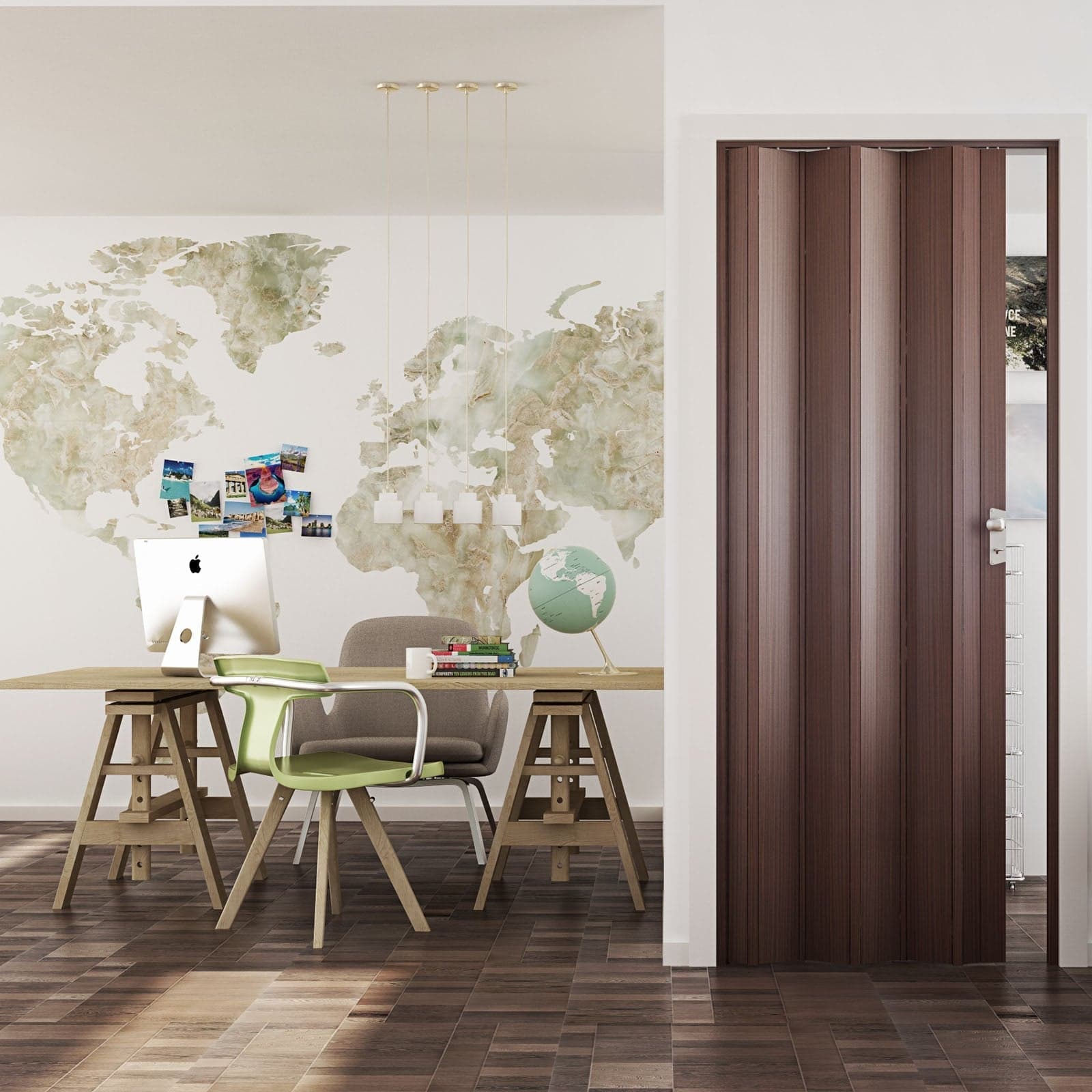 Porta a soffietto "Luciana" da Interno 88,5 x h 214 cm in PVC "Made in Italy" - 16