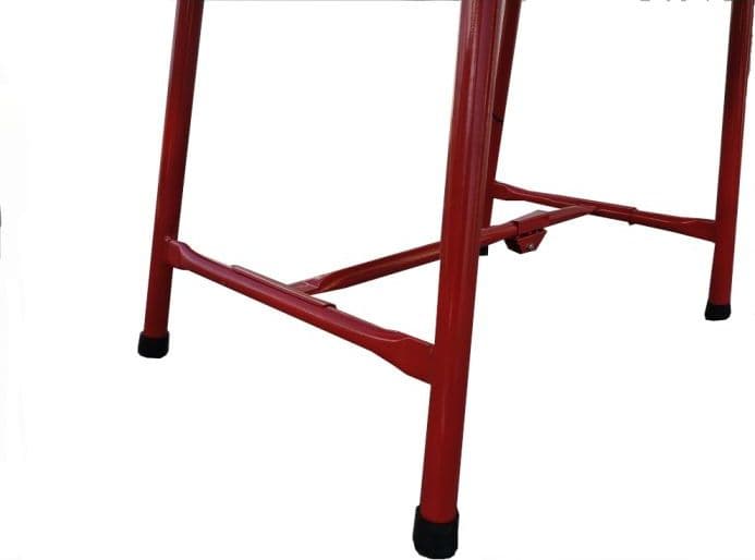 Banco da lavoro per officina - tavolo pieghevole in legno e acciaio per il fai da te - 120 cm (L) x 62,5 (P) cm x 83 cm (H) in Accessori per rastrelliere CarrelloDigitale.it - Seclì, commercioVirtuoso.it