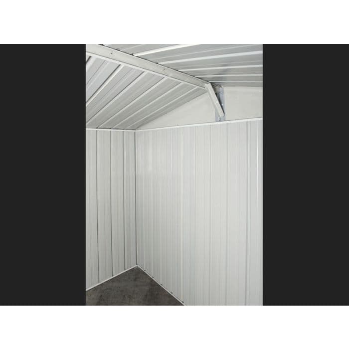 Garage deposito attrezzi Box in Acciaio Zincato 360x260cm x h2.12m - 130KG - 9,36mq - LEGNO in Capanni CarrelloDigitale.it - Seclì, commercioVirtuoso.it