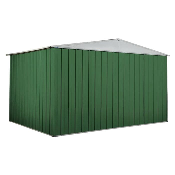 Box in Acciaio Zincato garage deposito attrezzi 360x260cm x h2.12m - 130KG - 9,36mq - VERDE in Capanni CarrelloDigitale.it - Seclì, commercioVirtuoso.it