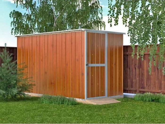 Box giardino casetta attrezzi in Acciaio Zincato 175x307cm x h1.82m - 95KG - 5,4mq - LEGNO in Capanni CarrelloDigitale.it - Seclì, commercioVirtuoso.it