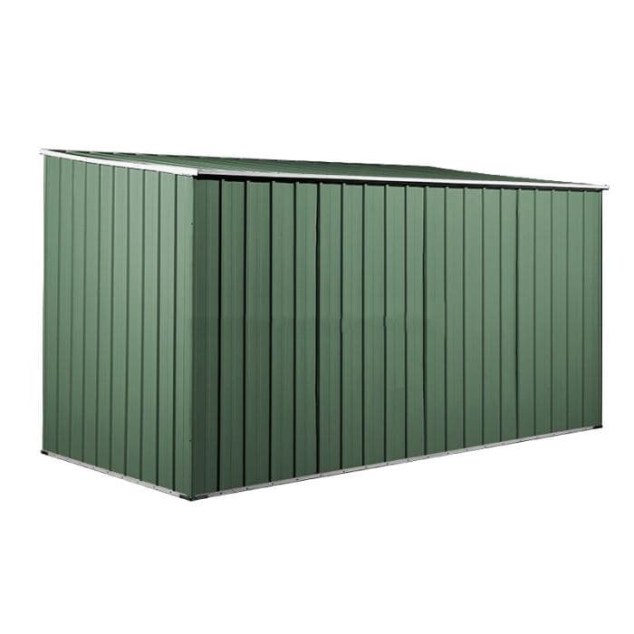 Casetta giardino lamiera Box in Acciaio Zincato 345x186cm x h1.92m - 98KG - 6.42mq - VERDE in Capanni CarrelloDigitale.it - Seclì, commercioVirtuoso.it