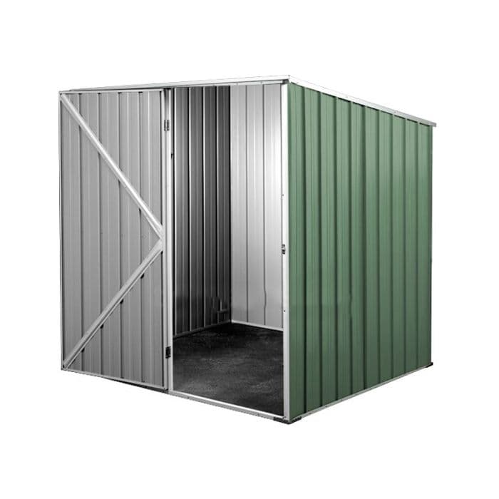 Box in Acciaio Zincato casetta attrezzi da giardino 175x185cm x h1.92m - 70KG - 2,92mq - VERDE in Capanni CarrelloDigitale.it - Seclì, commercioVirtuoso.it