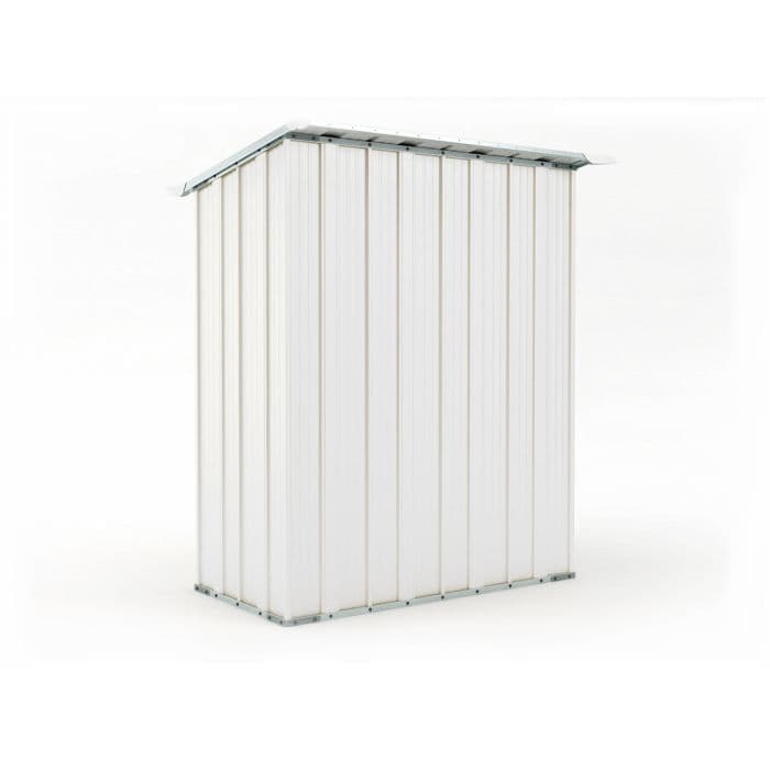 Casetta da giardino in lamiera di acciaio 155x100cm x h 192cm - 50kg - 1,55mq in Capanni CarrelloDigitale.it - Seclì, commercioVirtuoso.it