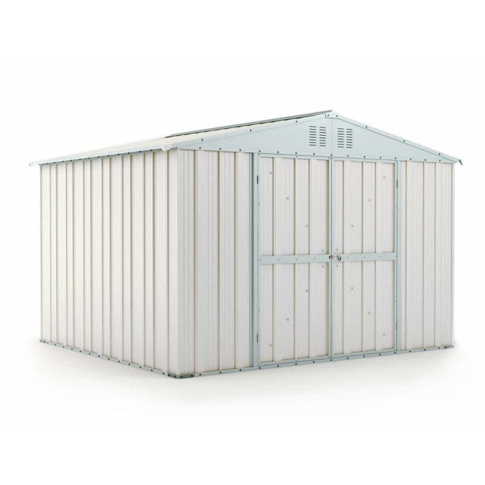 Box in lamiera zincata per esterno 327x269cm x h 215cm - 132 kg - 8,80mq BIANCO