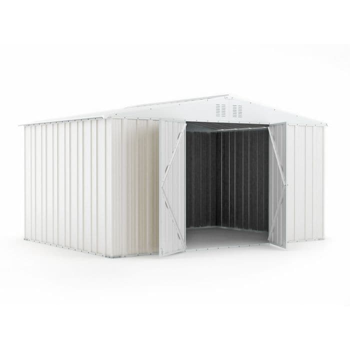 Box deposito in lamiera garage acciaio 403x269cm x h 215cm - 149kg - 10,84mq BIANCO in Capanni CarrelloDigitale.it - Seclì, commercioVirtuoso.it