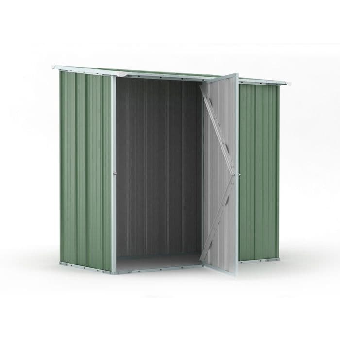 Casetta per esterno giardino box deposito attrezzi 174x100cm x h 182cm - 43kg - 1,74mq - VERDE in Capanni CarrelloDigitale.it - Seclì, commercioVirtuoso.it