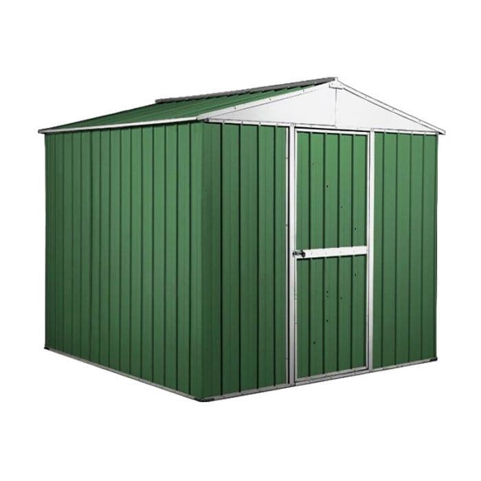 Deposito attrezzi giardino in lamiera di acciaio zincata 275x175cm x h 212cm - 87 kg - 4,81mq VERDE in Capanni CarrelloDigitale.it - Seclì, commercioVirtuoso.it