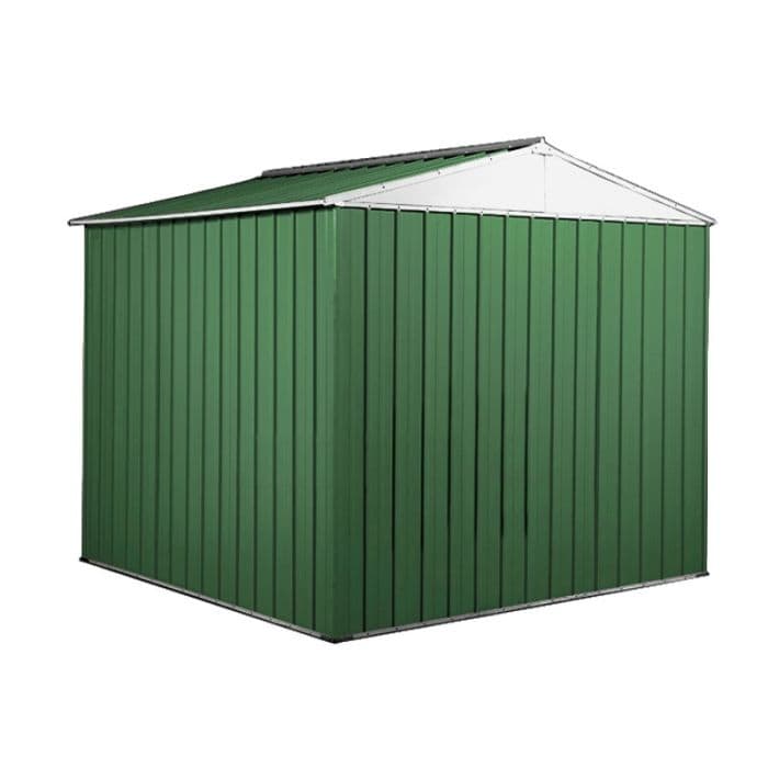 Deposito attrezzi giardino in lamiera di acciaio zincata 275x175cm x h 212cm - 87 kg - 4,81mq VERDE in Capanni CarrelloDigitale.it - Seclì, commercioVirtuoso.it