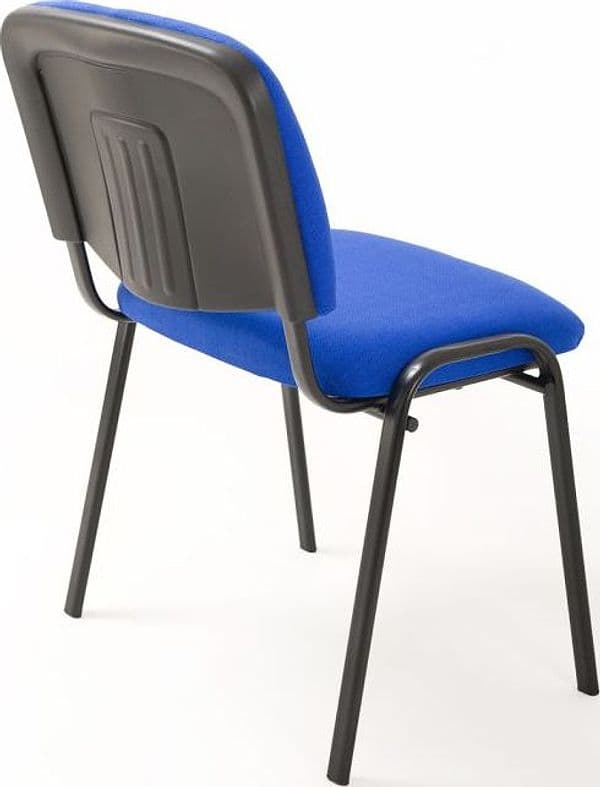 Set Di 6 Sedie Per Sala attesa Ufficio Studio Conferenza Riunione Ospite Impilabili Imbottite In Tessuto Blu in Sedie per sale riunioni CarrelloDigitale.it - Seclì, commercioVirtuoso.it